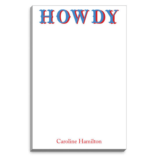 Howdy Notepads